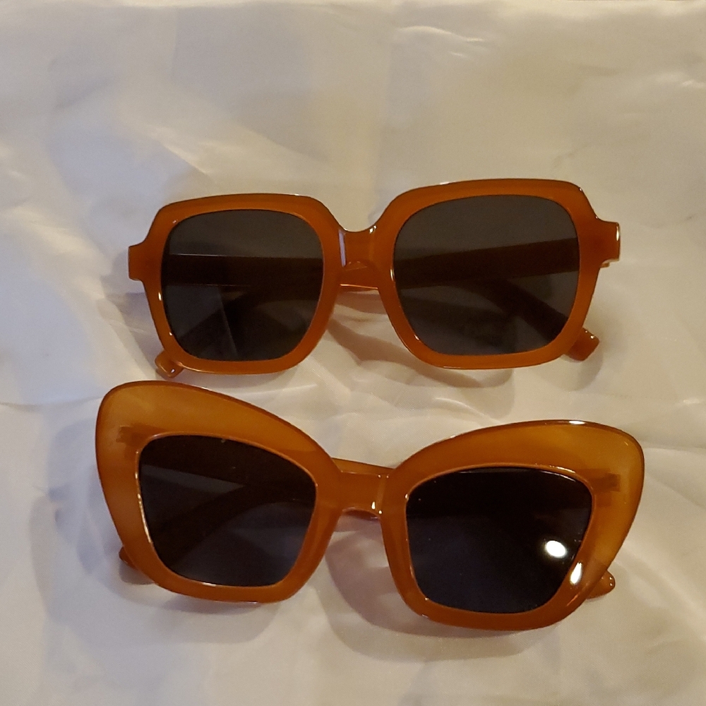 Stylish Golden Brown Sunglasses